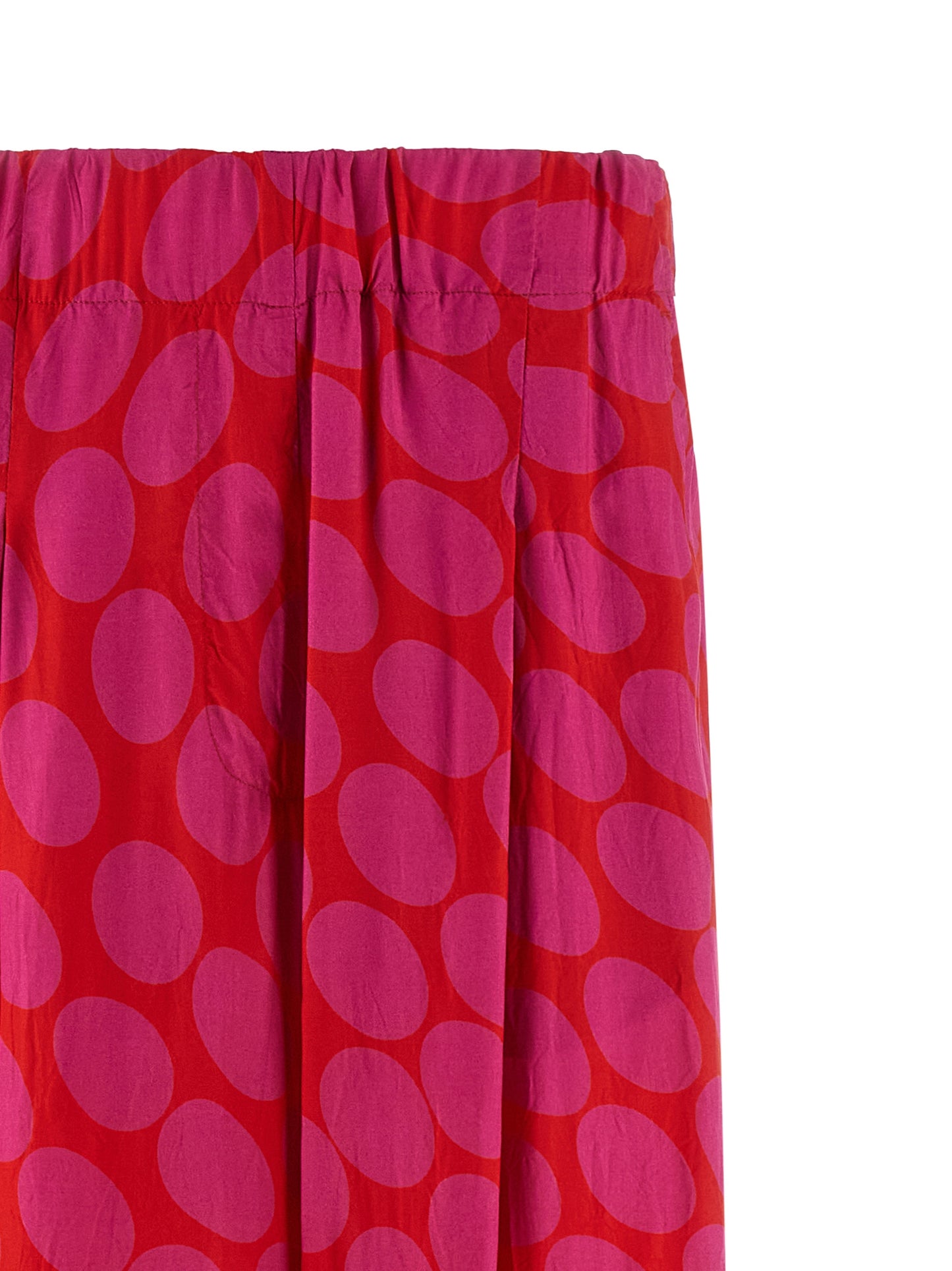 Dries Van Noten Fuchsia Viscose Casual Pants