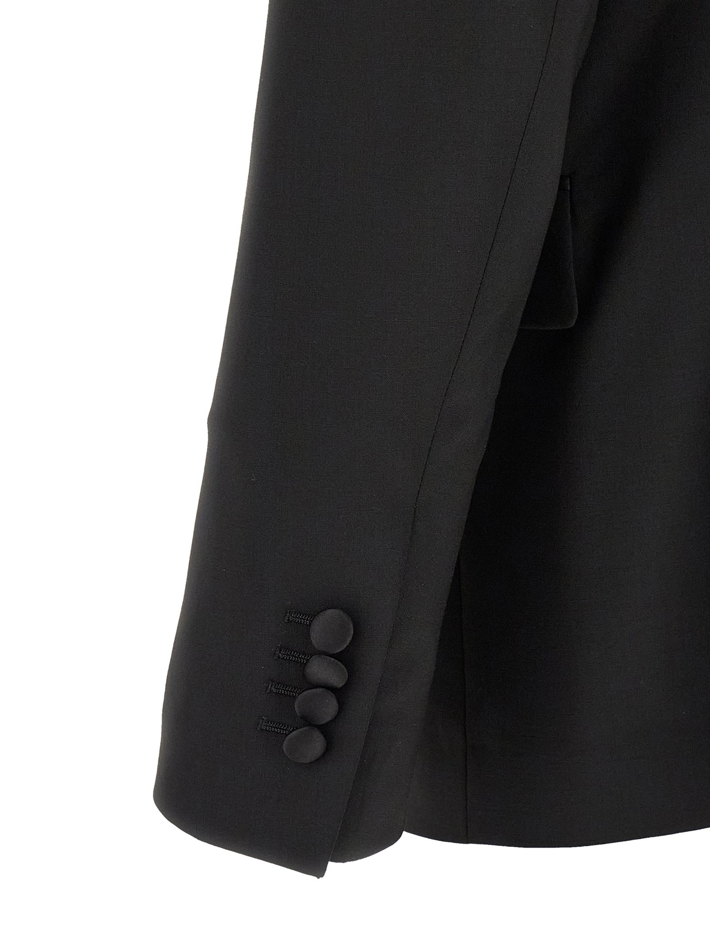 Lardini Black Virgin Wool Tuxedo