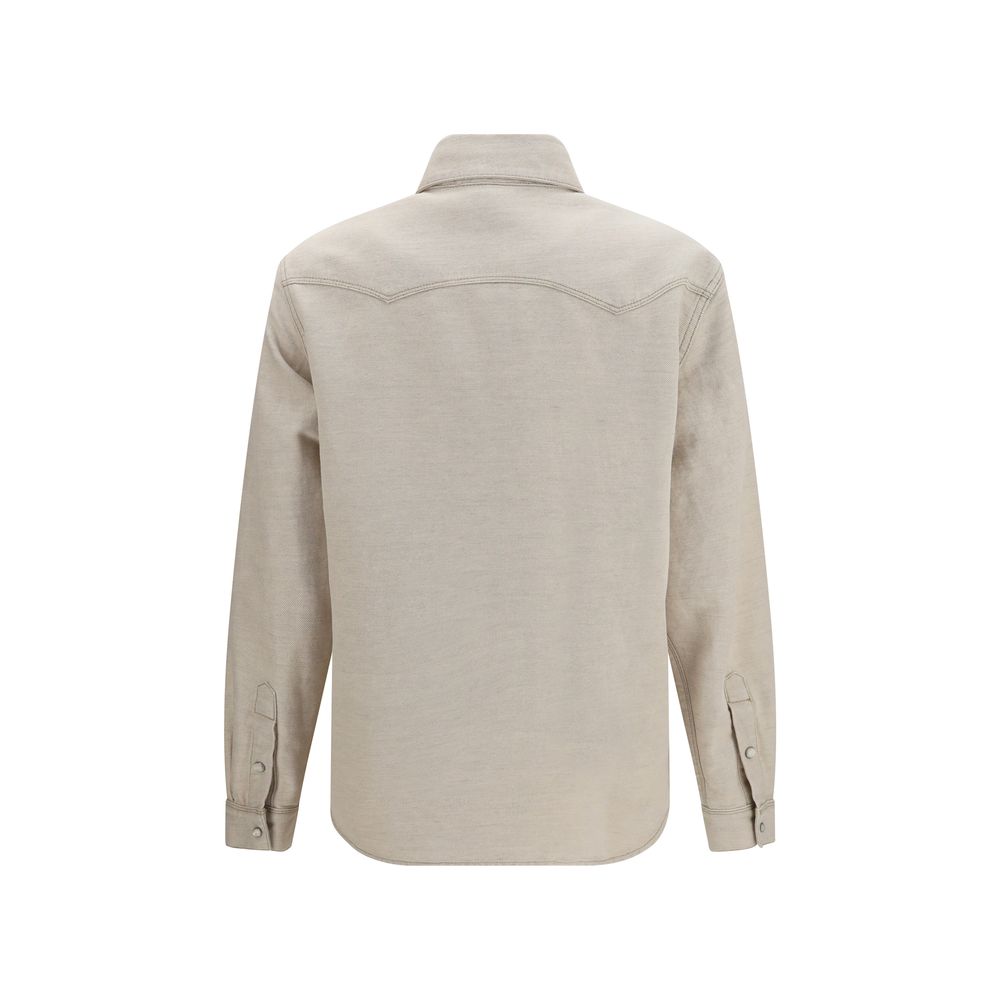 Fendi Beige Denim Shirt