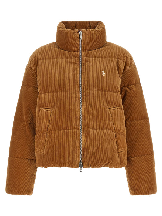 Polo Ralph Lauren Brown Cotton Full-Length Jacket
