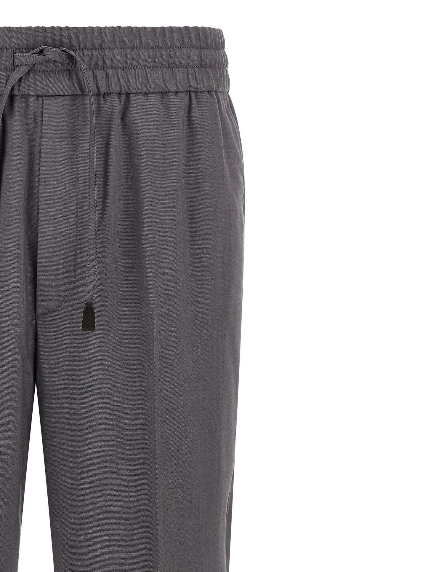 Brioni Gray Wool Casual Pants