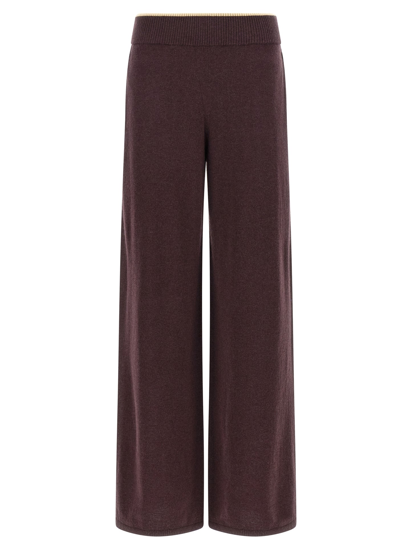 PINKO Purple Wool Casual Pants