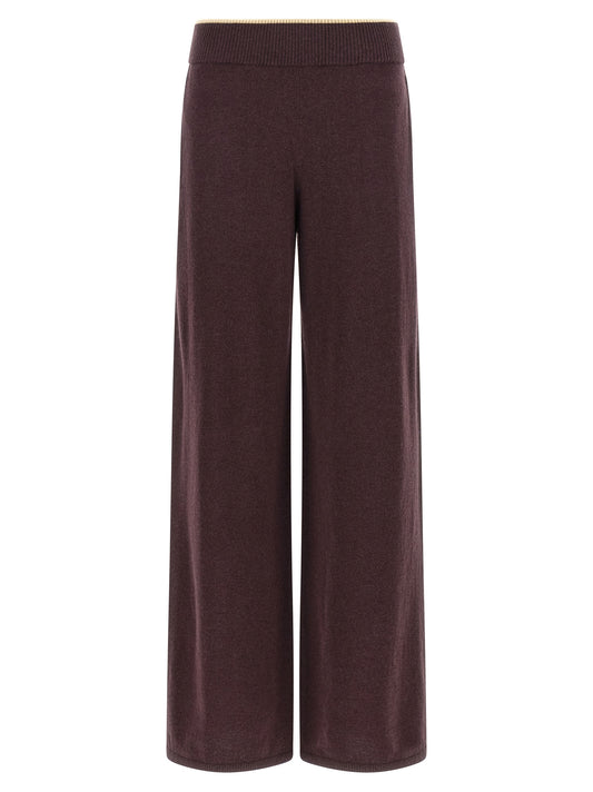 PINKO Purple Wool Casual Pants