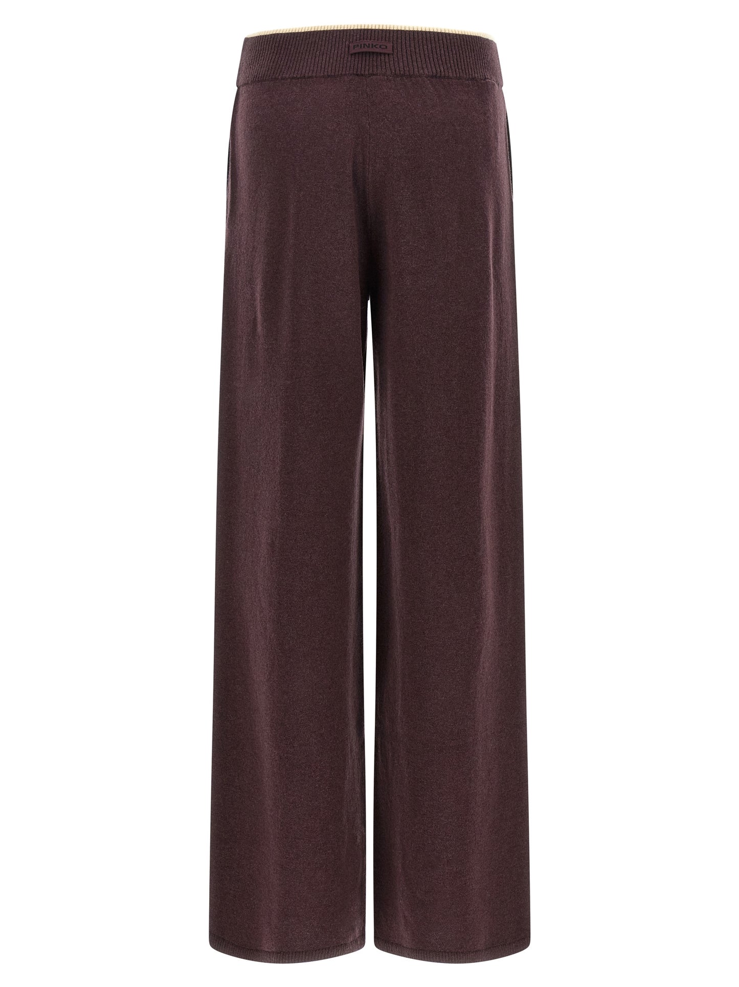 PINKO Purple Wool Casual Pants