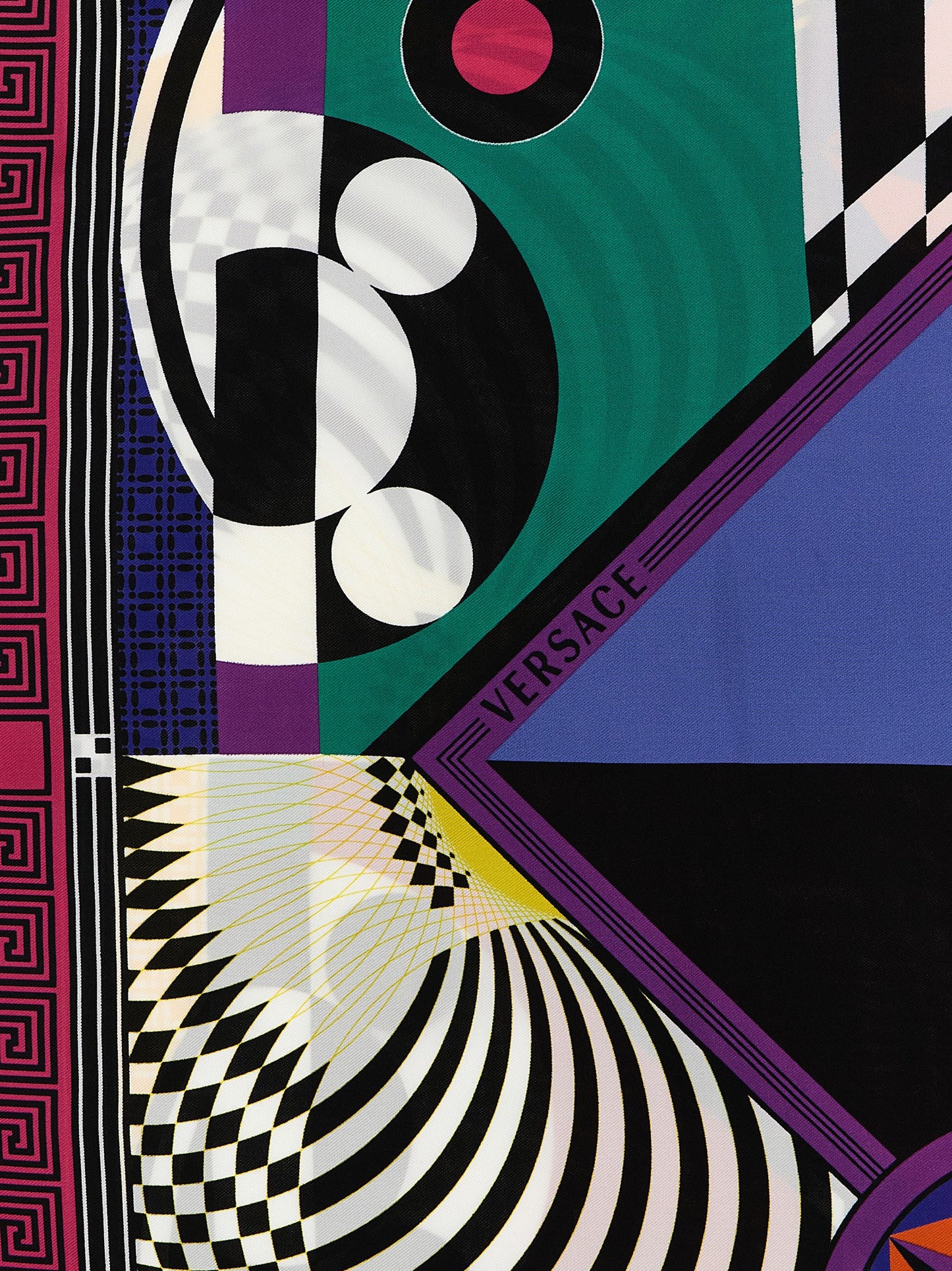 Versace Multicolor Silk Foulard