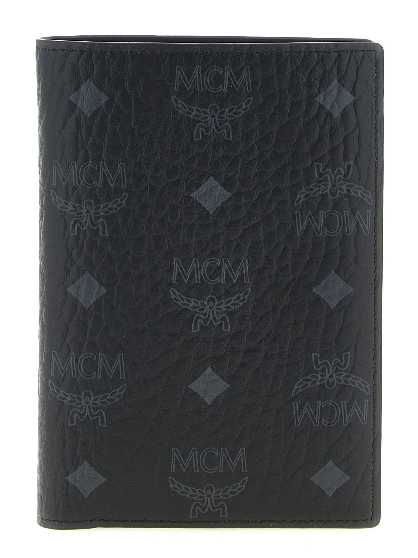 MCM Black Polyethylene Wallet