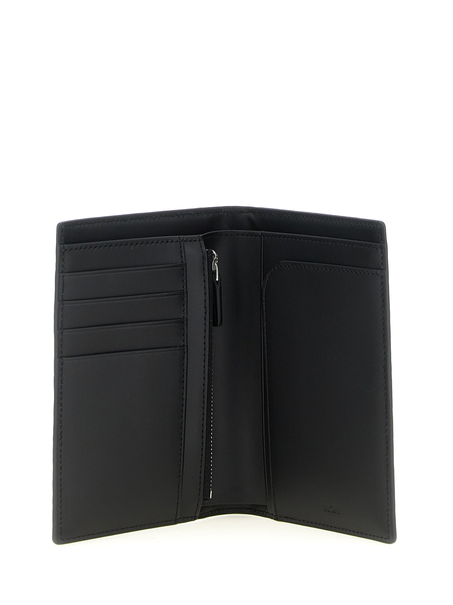 MCM Black Polyethylene Wallet