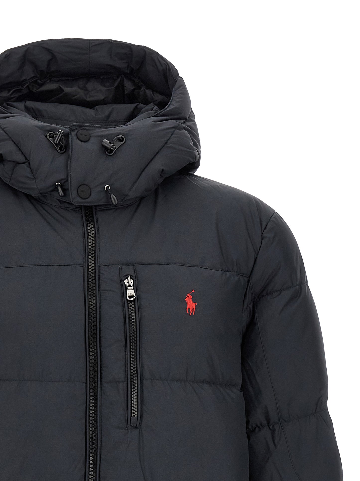 Polo Ralph Lauren Black Polyester Full-Length Jacket