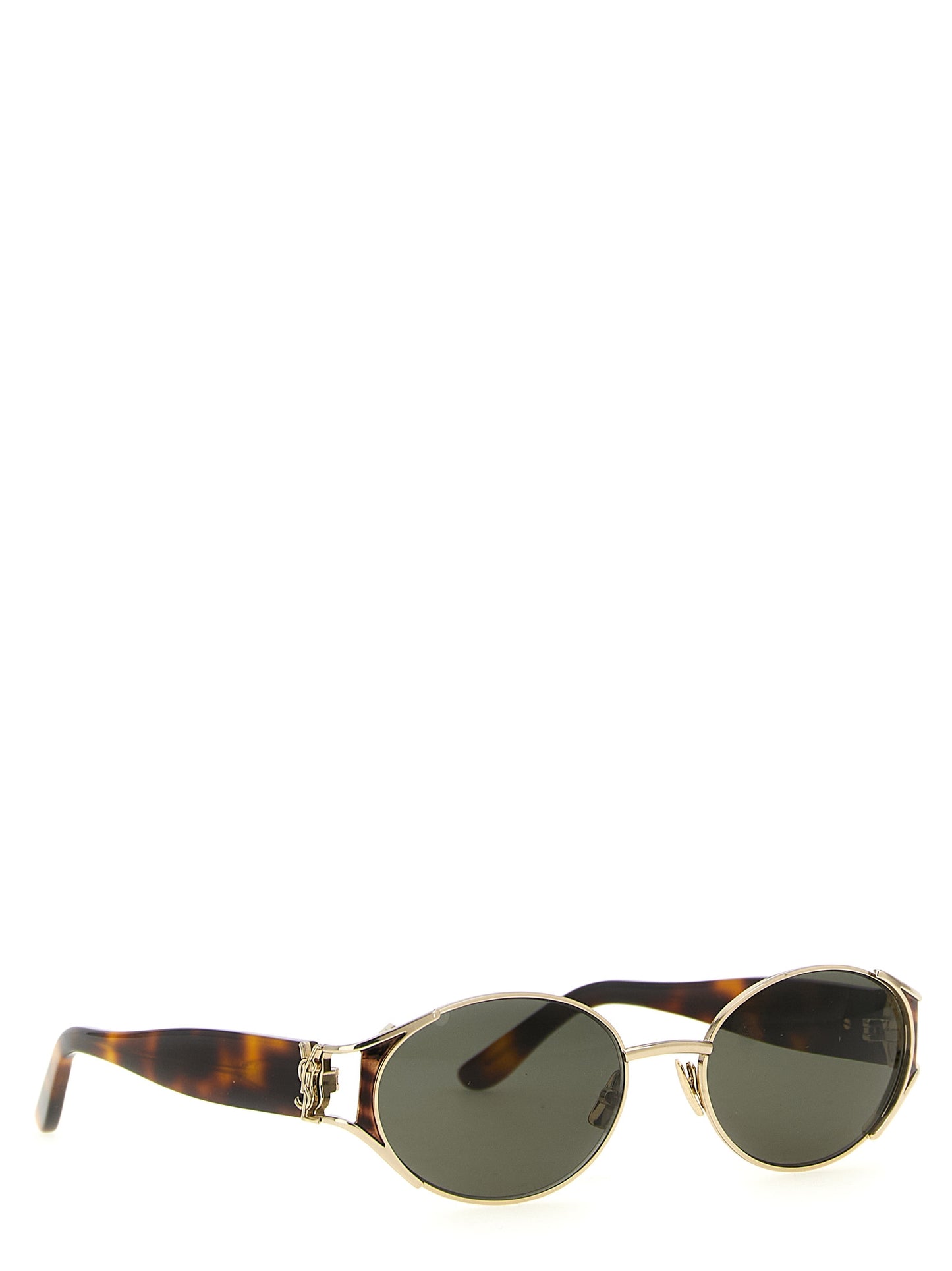 Saint Laurent Brown Acetate Sunglasses