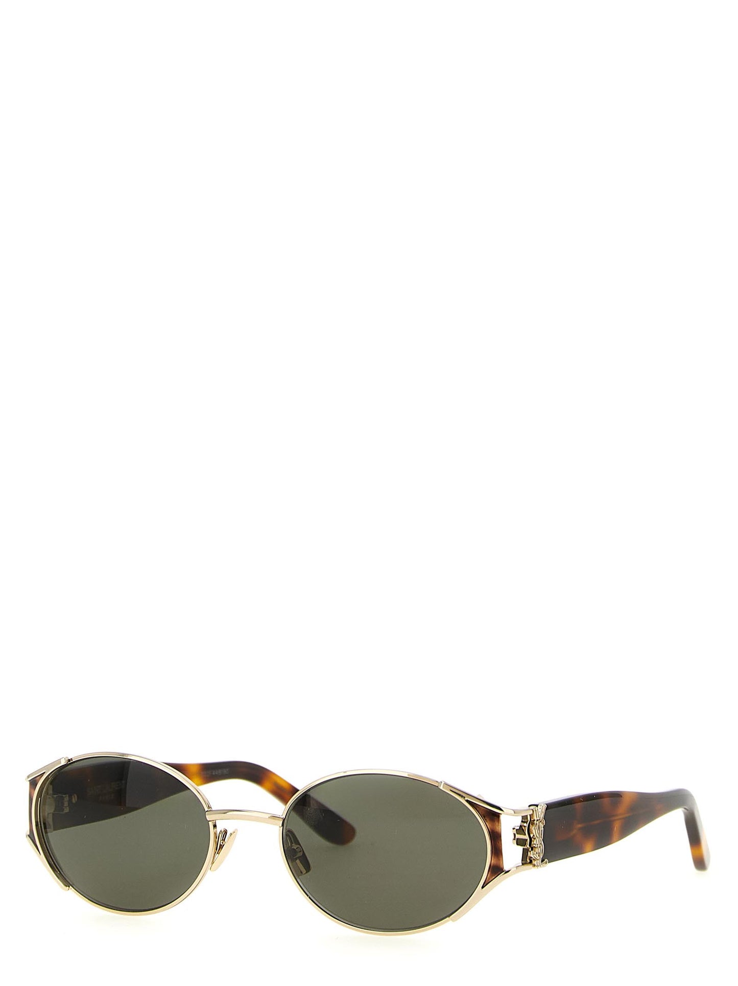 Saint Laurent Brown Acetate Sunglasses