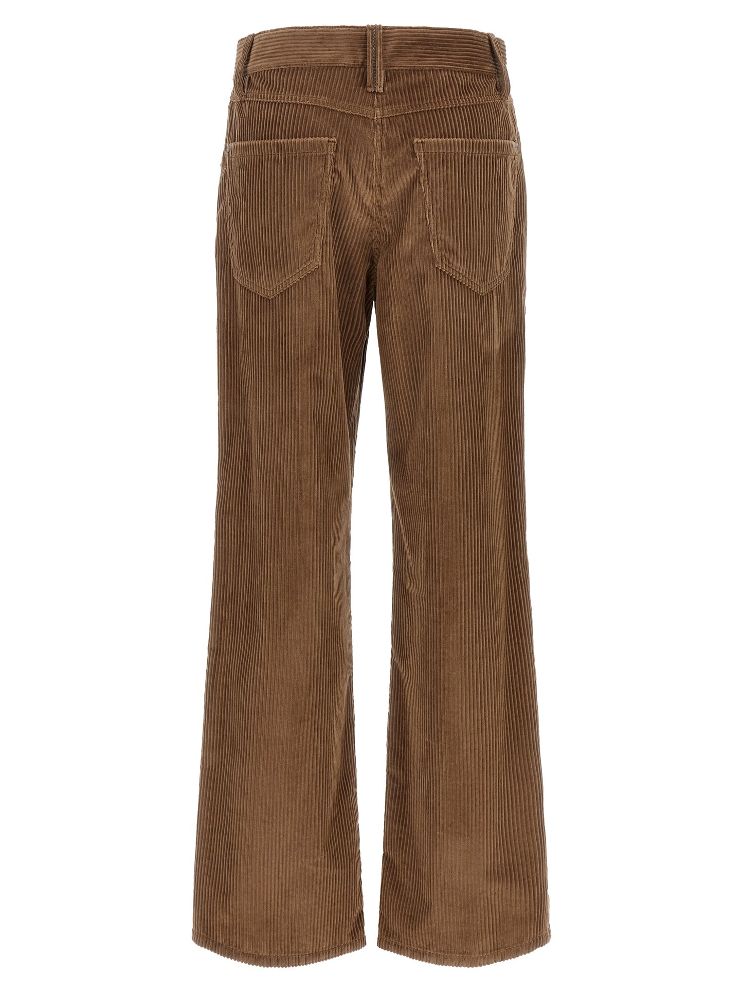 Brunello Cucinelli Brown Cotton Casual Pants