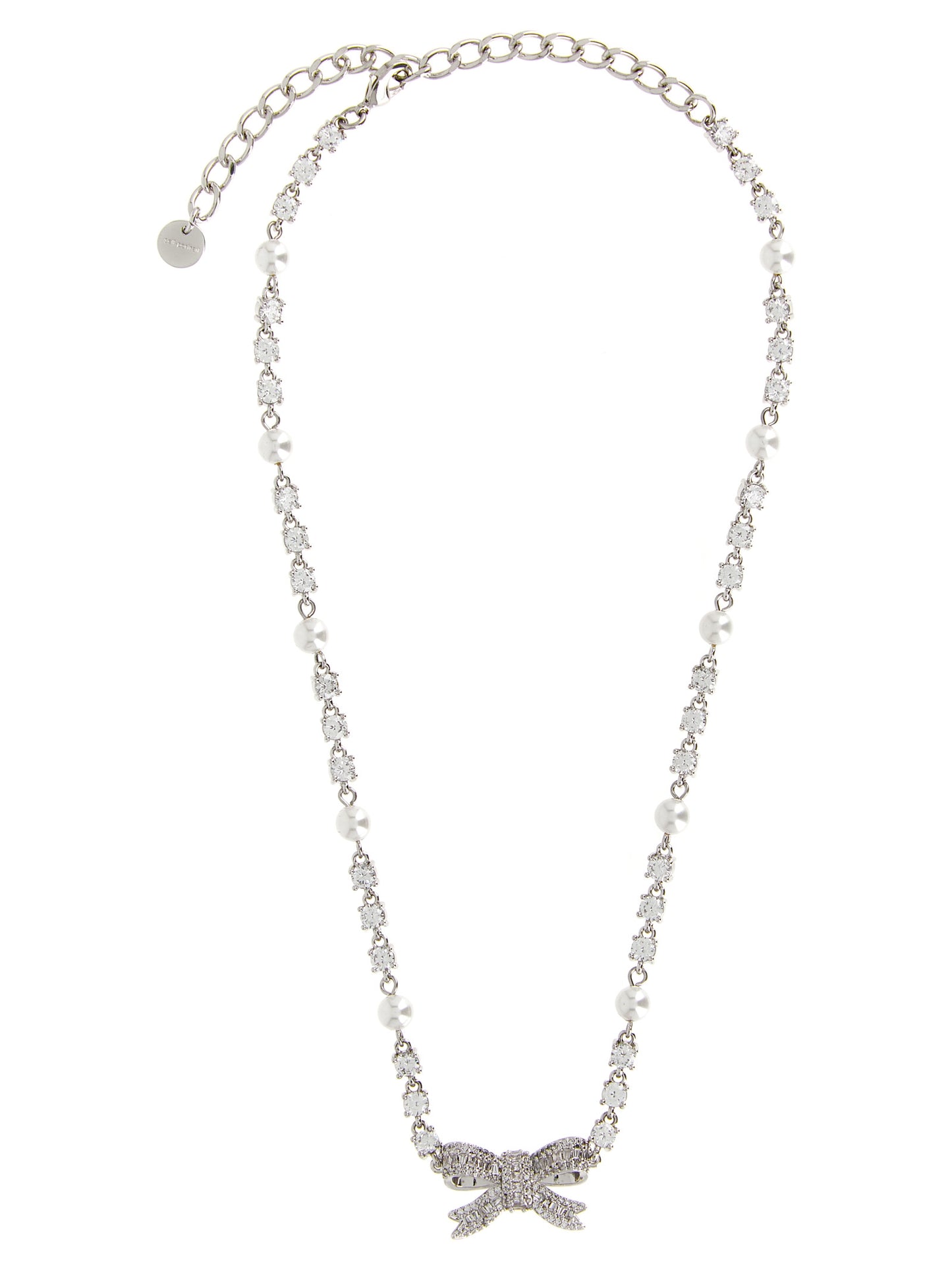 Self-Portrait Silver Brass Necklace