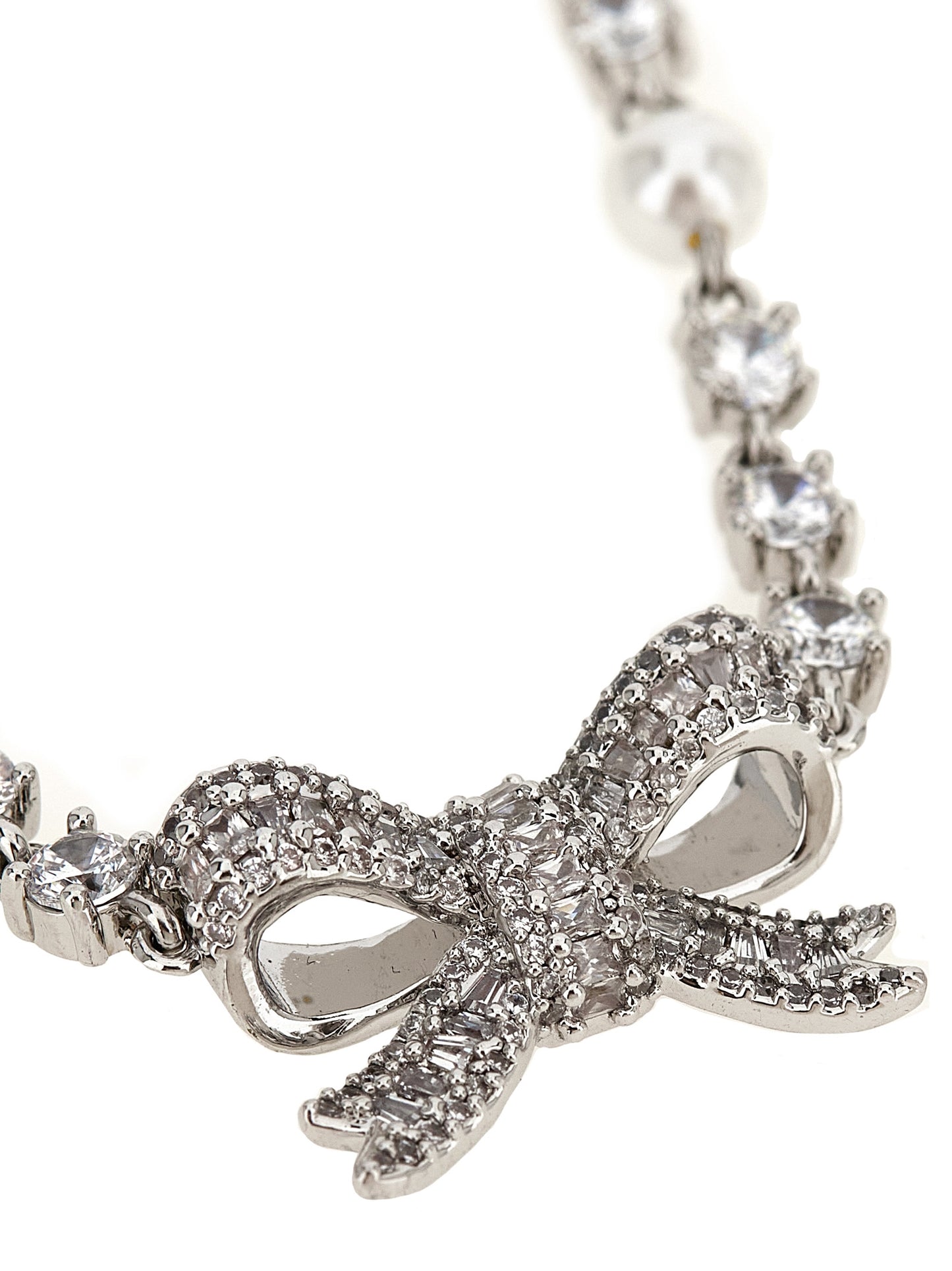Self-Portrait Silver Brass Necklace