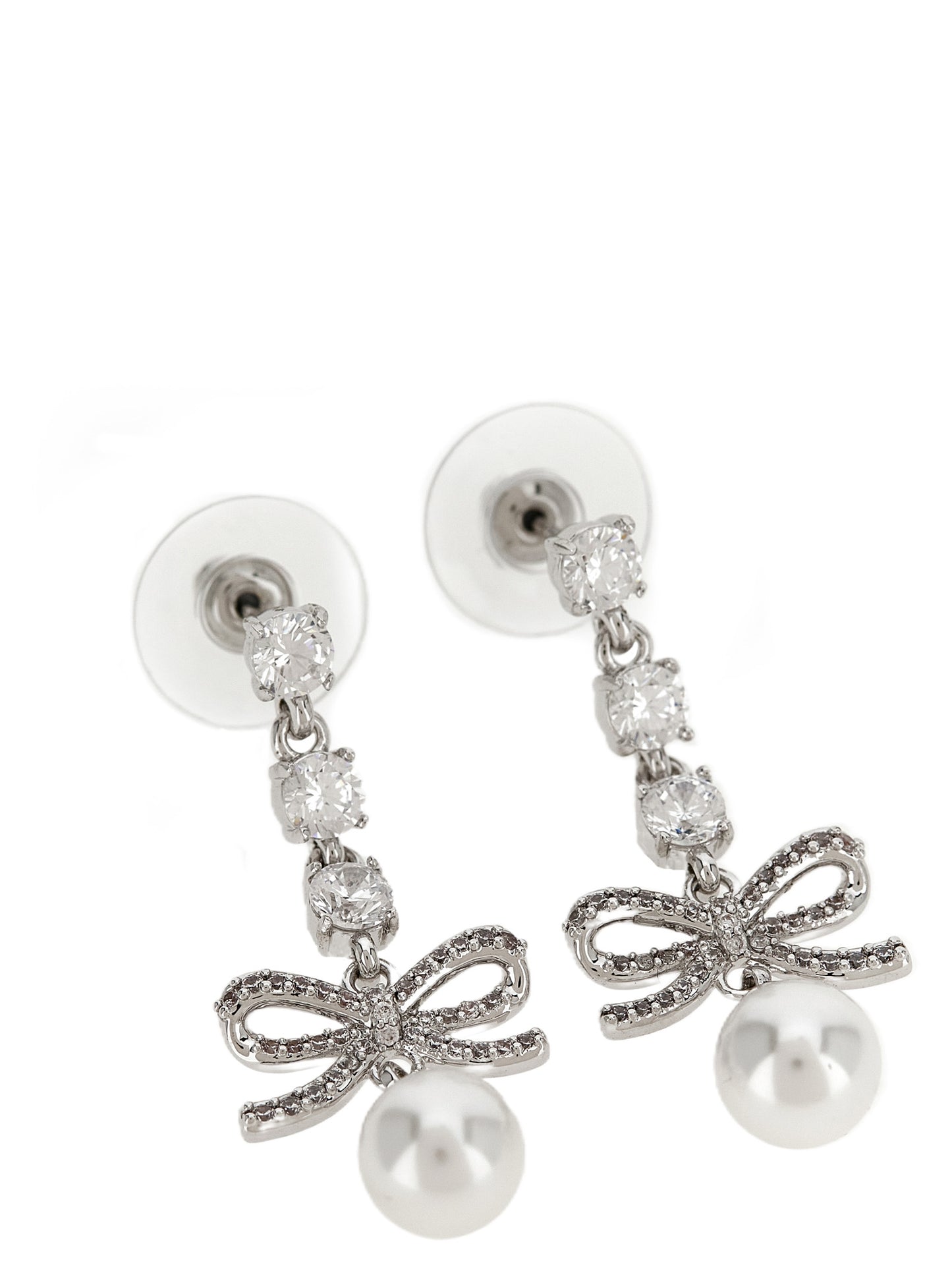 Self-Portrait Silver Brass Earrings