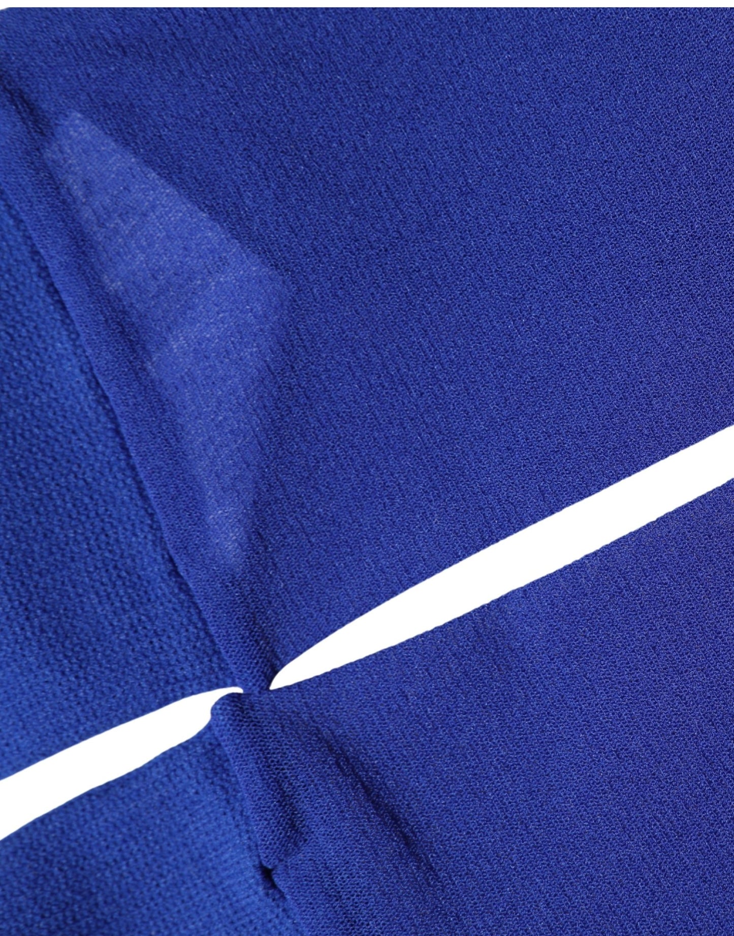 Dolce & Gabbana Royal Blue Mid Calf Sheer Nylon Accessory Socks