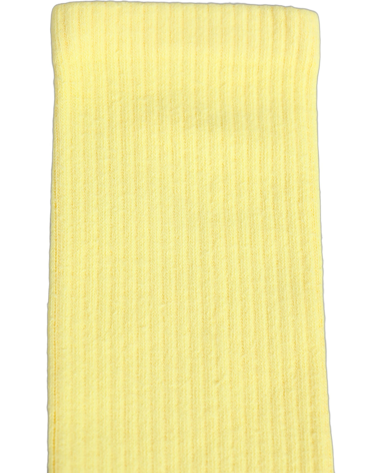 Dolce & Gabbana Yellow Cotton Ribbed Mid Calf Women Accessory Socks