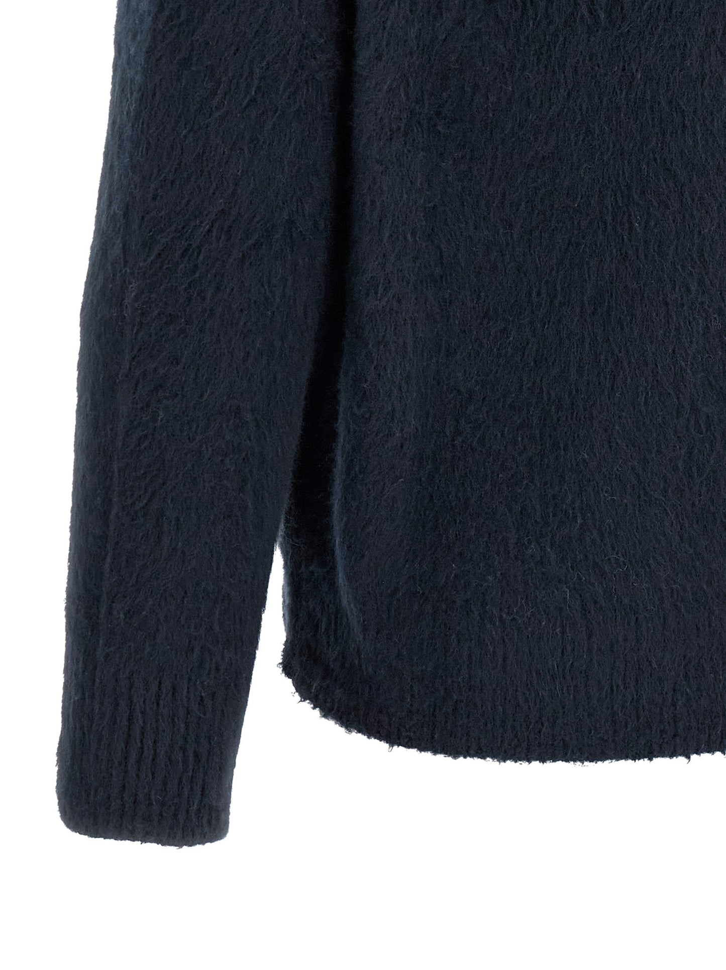 Roberto Collina Blue Cotton Cardigan