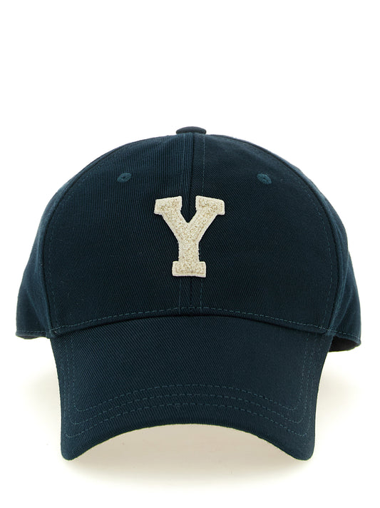 Saint Laurent Bicolor Cotton Cap (Baseball Hat)