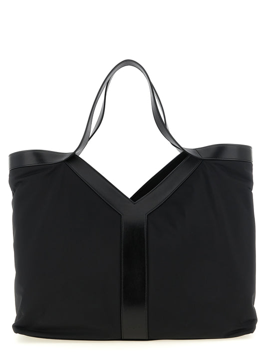 Saint Laurent Black Calfskin Tote Bag