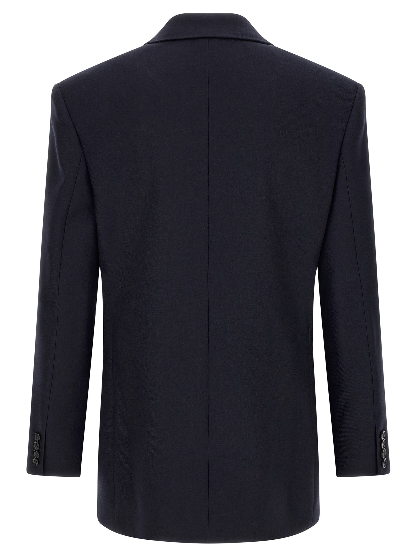 Saint Laurent Blue Wool Blazer