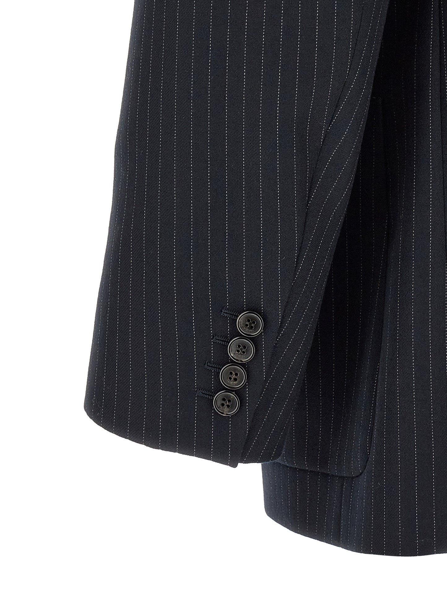 Saint Laurent Blue Wool Blazer