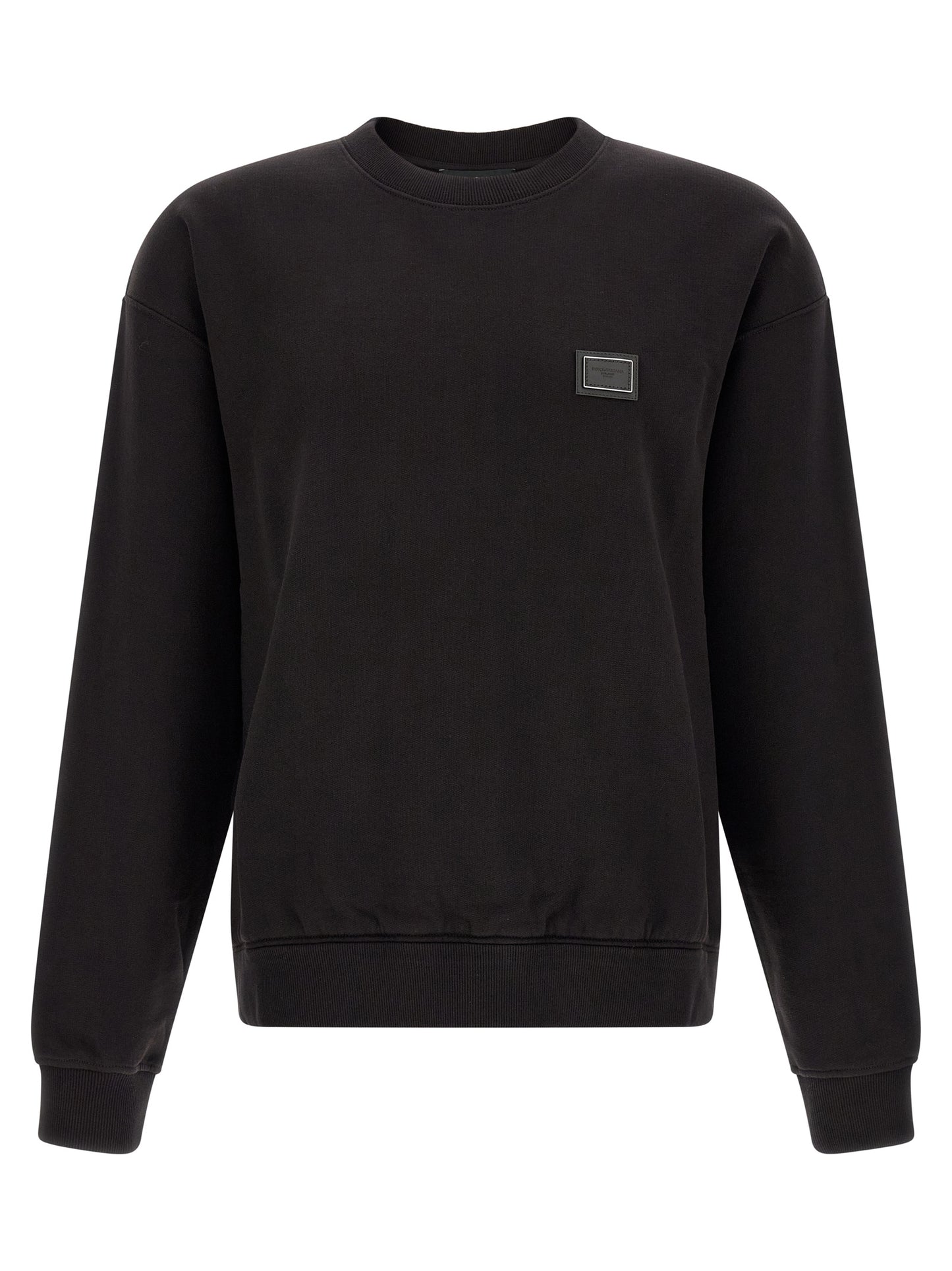 Dolce & Gabbana Black Cotton Sweatshirt