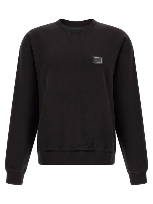 Dolce & Gabbana Black Cotton Sweatshirt