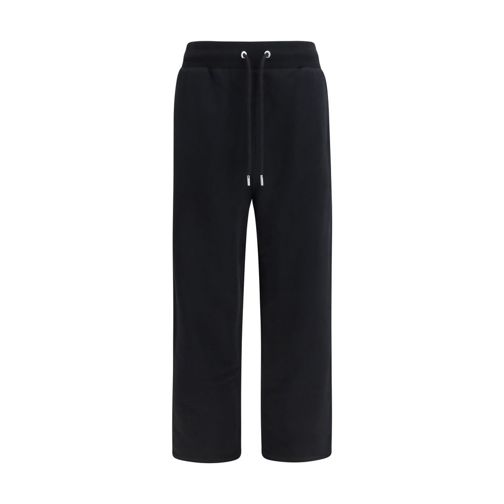 Ami Paris Black Cotton Joggers (Workout Pants)