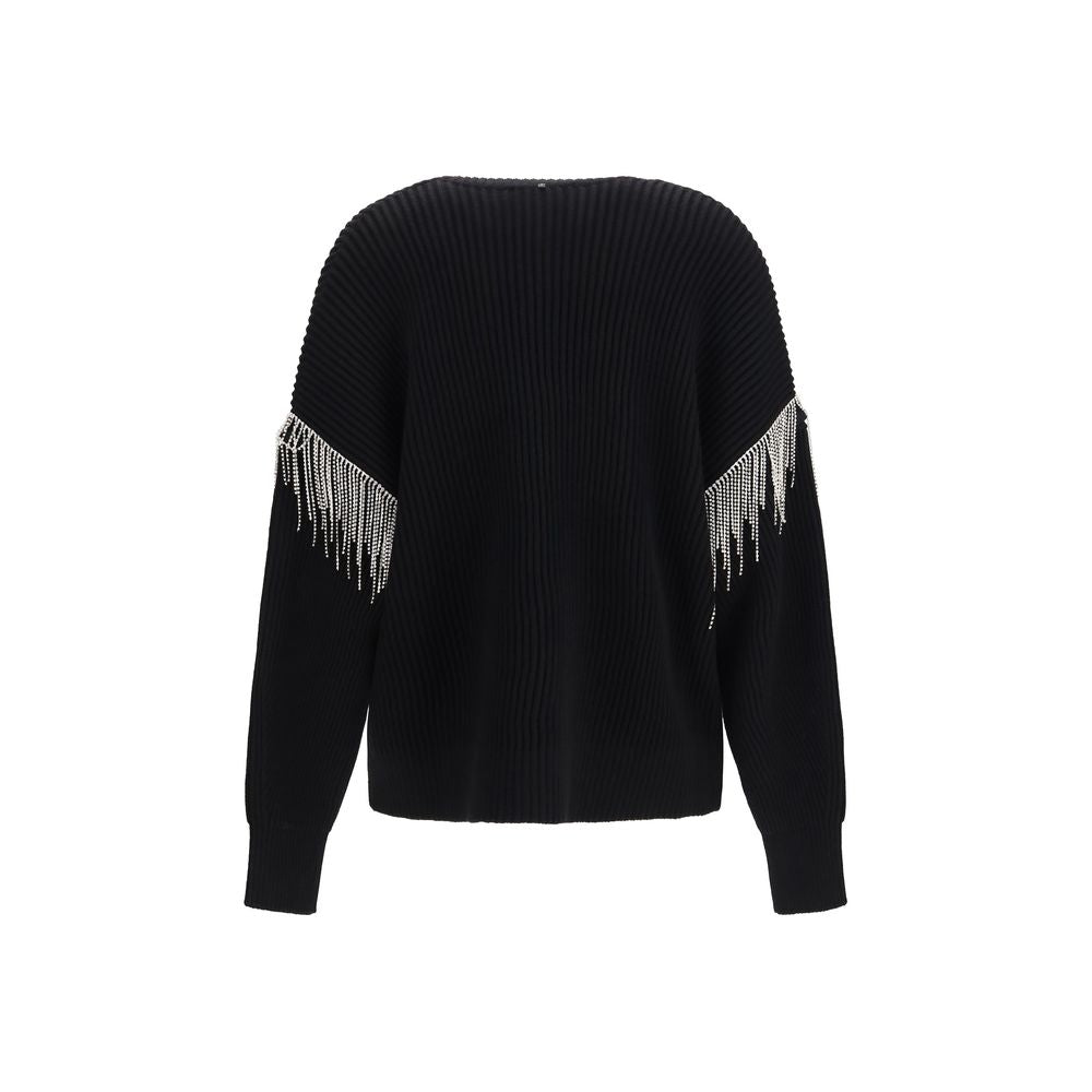 Max Mara Black Wool Oves Aries Cardigan
