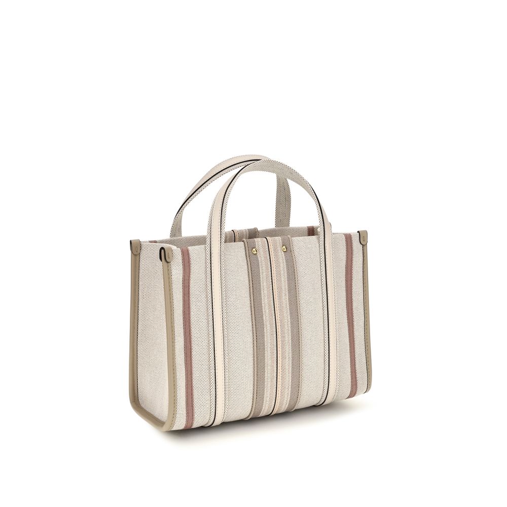 Chloé Beige Cotton Shoulder Bag