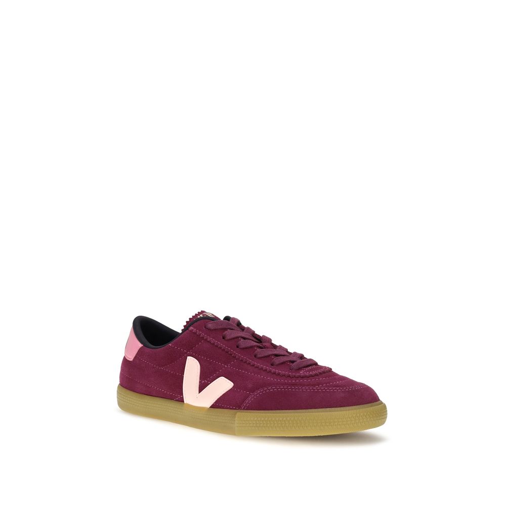 Veja Purple Suede Leather Sneakers