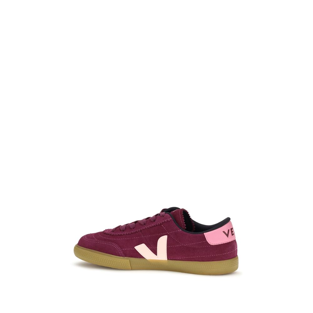 Veja Purple Suede Leather Sneakers