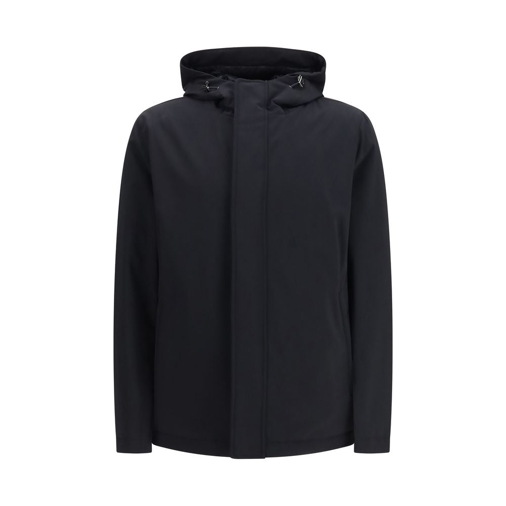 Herno Black Polyester Shell Jacket