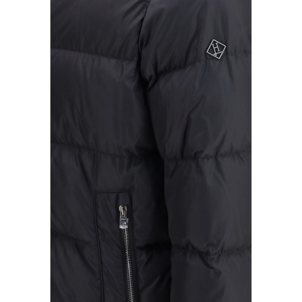 Herno Black Goose Down Shell Jacket