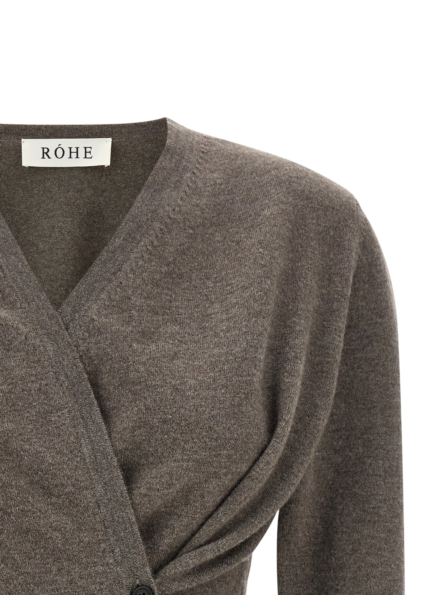 Rohe Brown Wool Cardigan