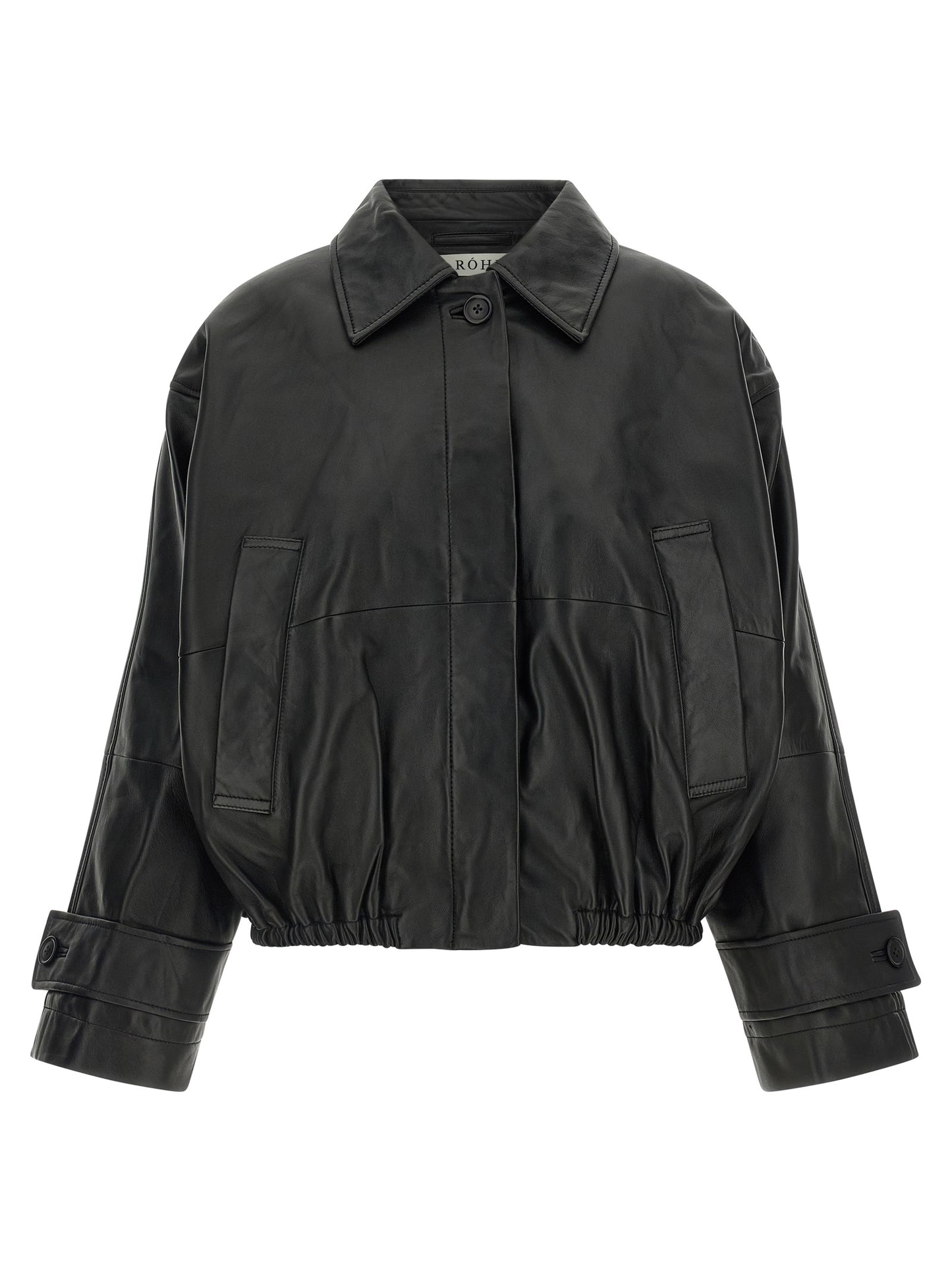 Rohe Black Lamb Leather Leather Jacket