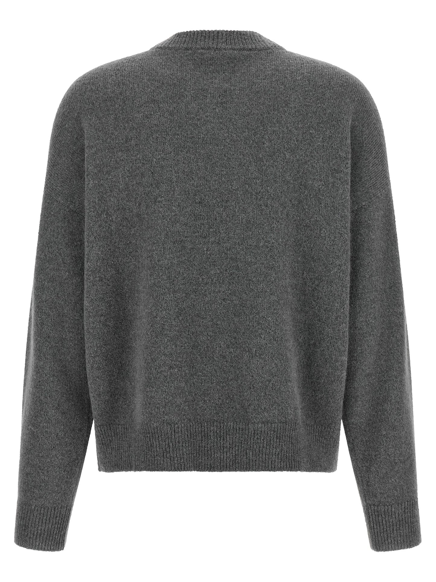 Peserico Gray Wool Cardigan