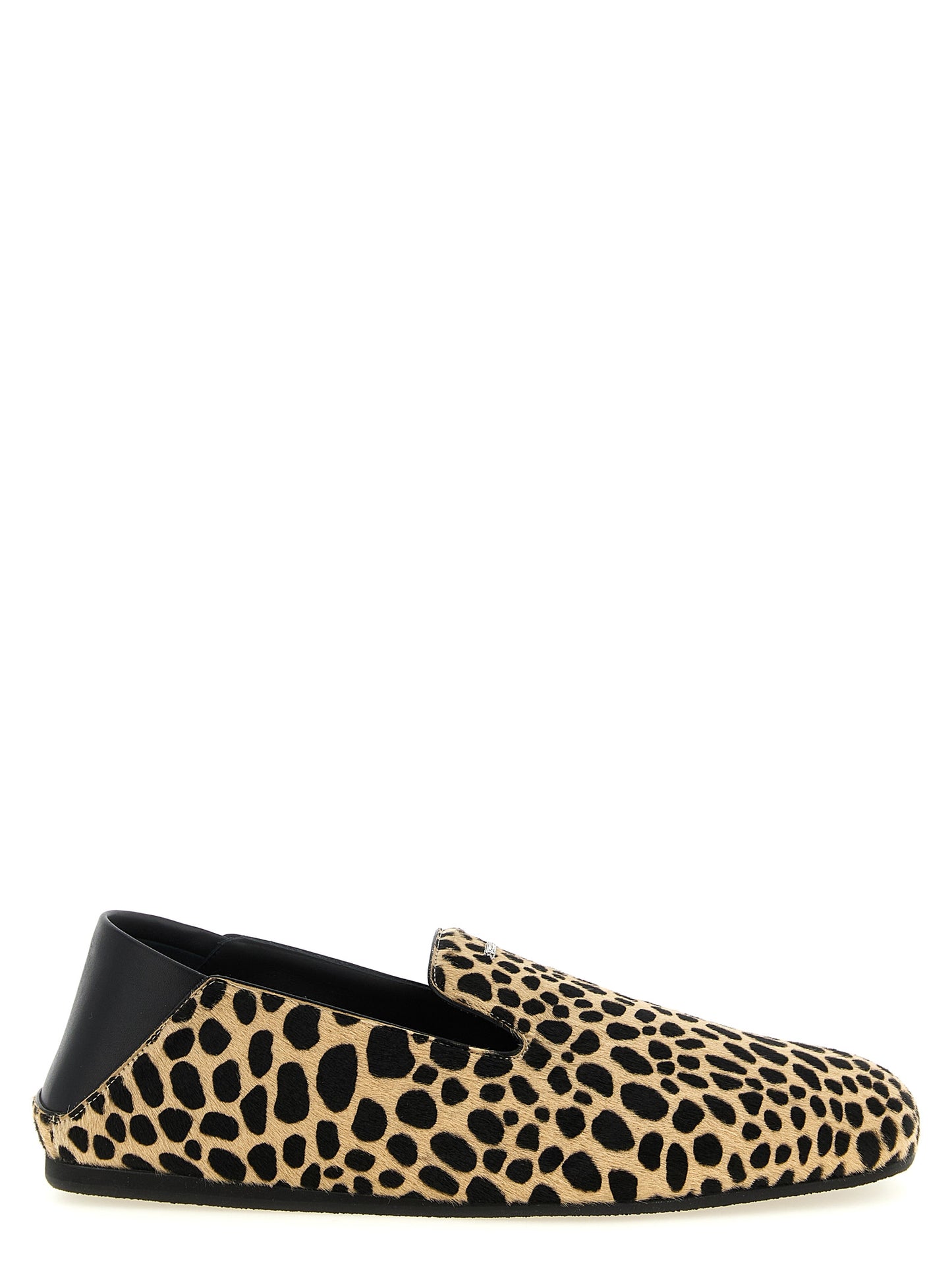 Giuseppe Zanotti Multicolor Calfskin Slip-On Loafers