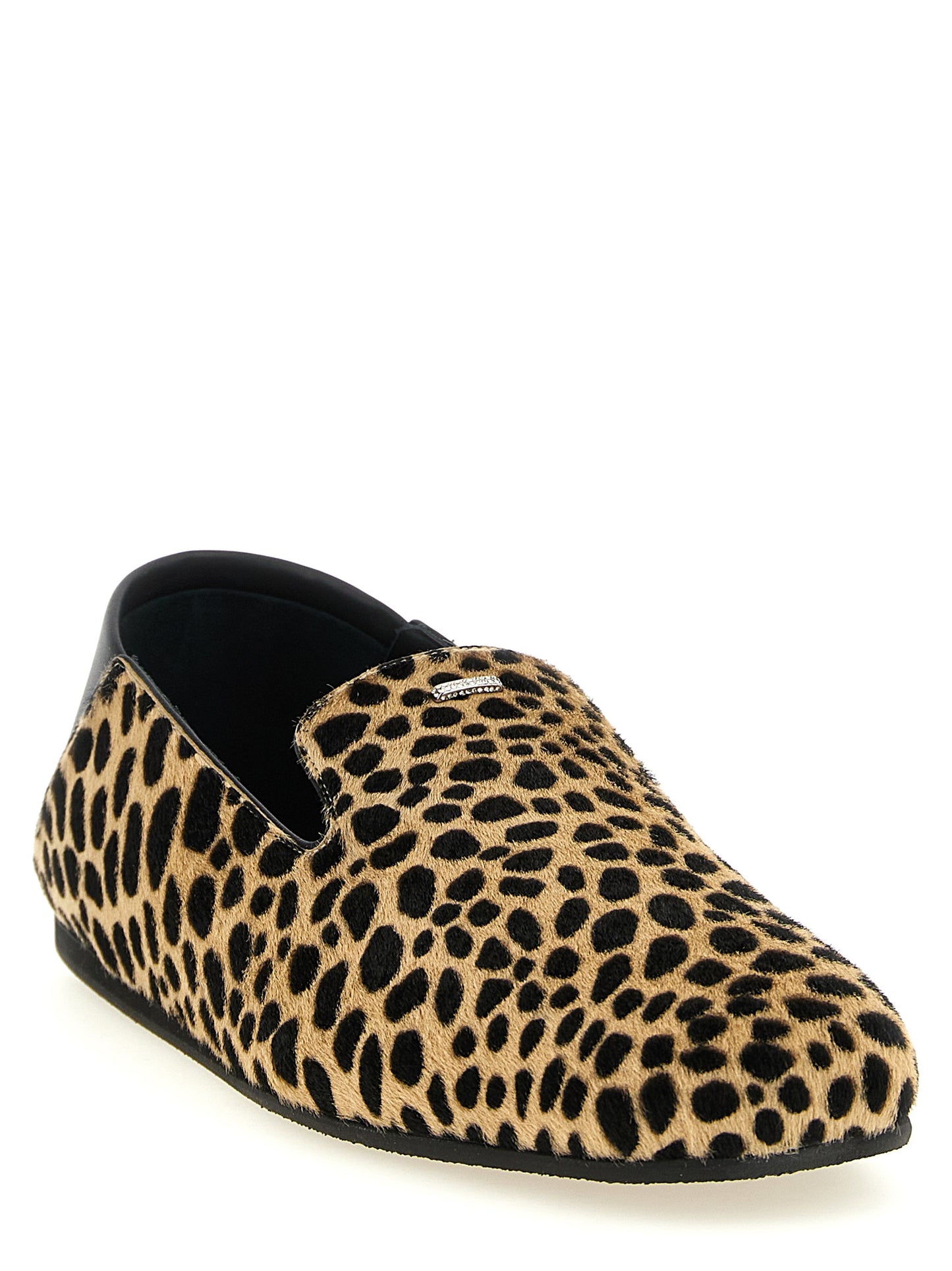 Giuseppe Zanotti Multicolor Calfskin Slip-On Loafers