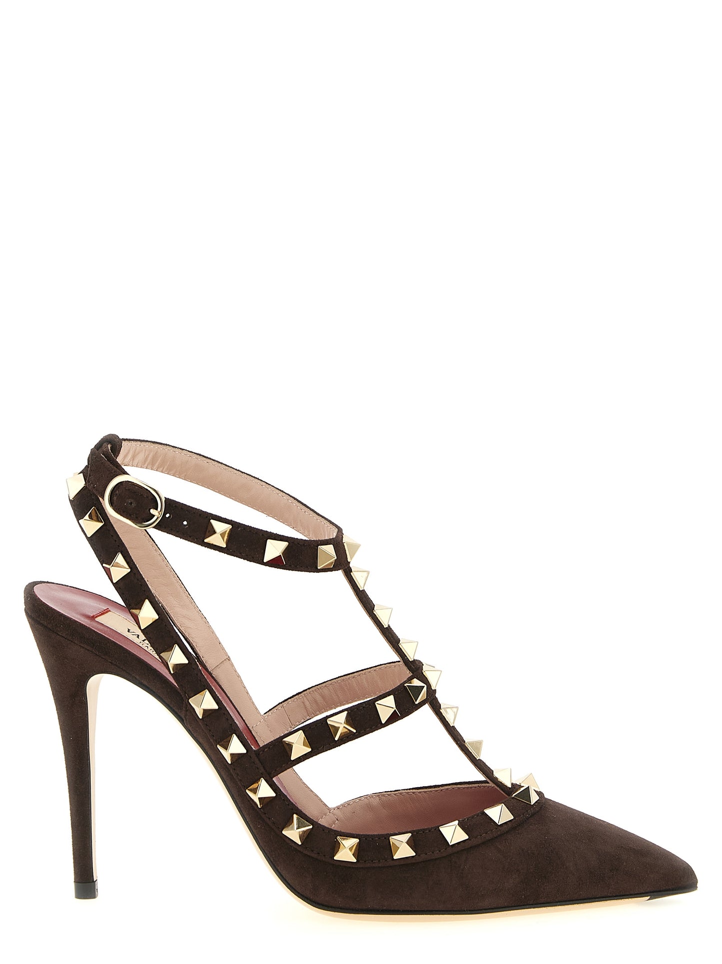 Valentino Garavani Brown Calfskin High Heel Pumps