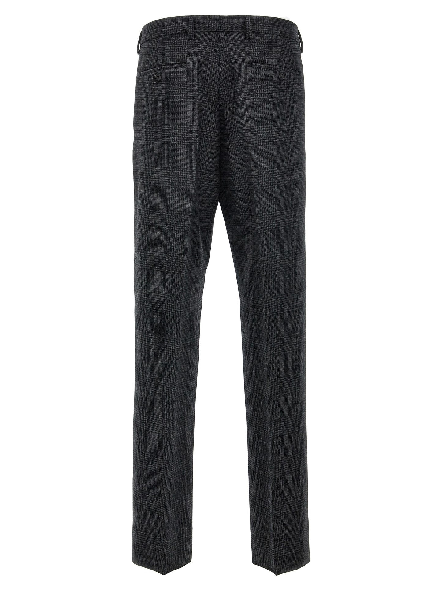 Prada Gray Virgin Wool Dress Pants