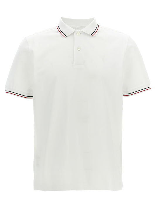 Prada White Cotton Polo Shirt