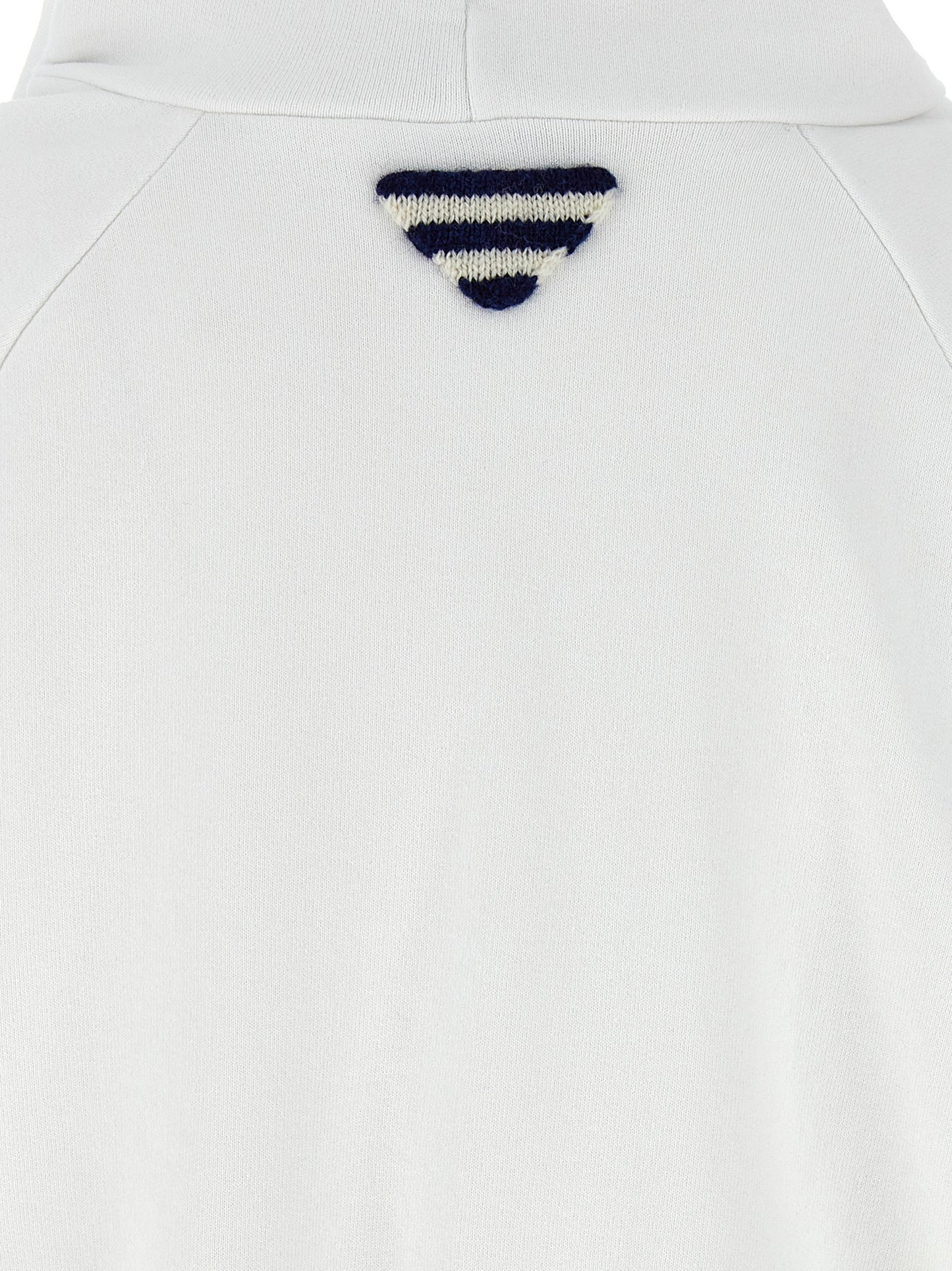 Prada White Cotton Sweatshirt