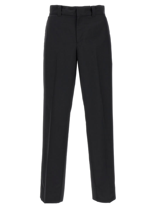 Prada Black Virgin Wool Casual Pants