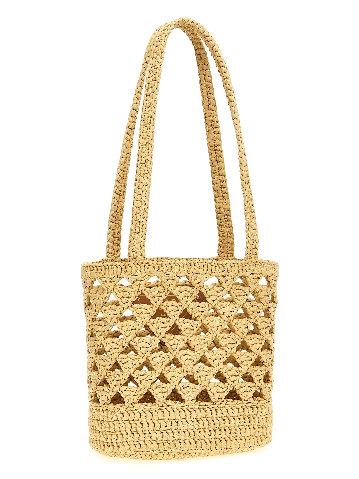 Prada Beige Viscose Handbag