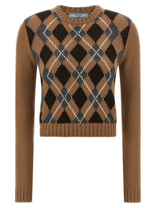 Prada Brown Cashmere Cardigan