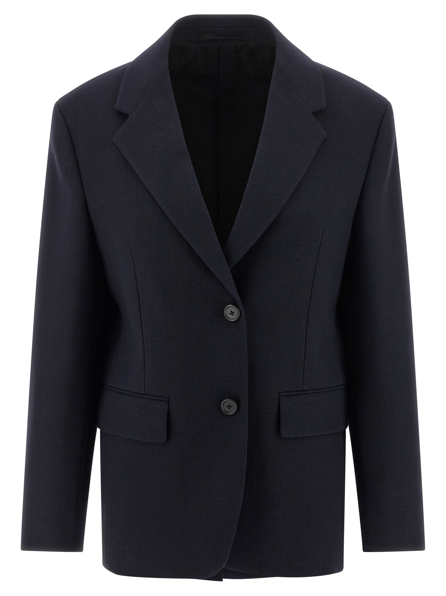Prada Blue Virgin Wool Blazer