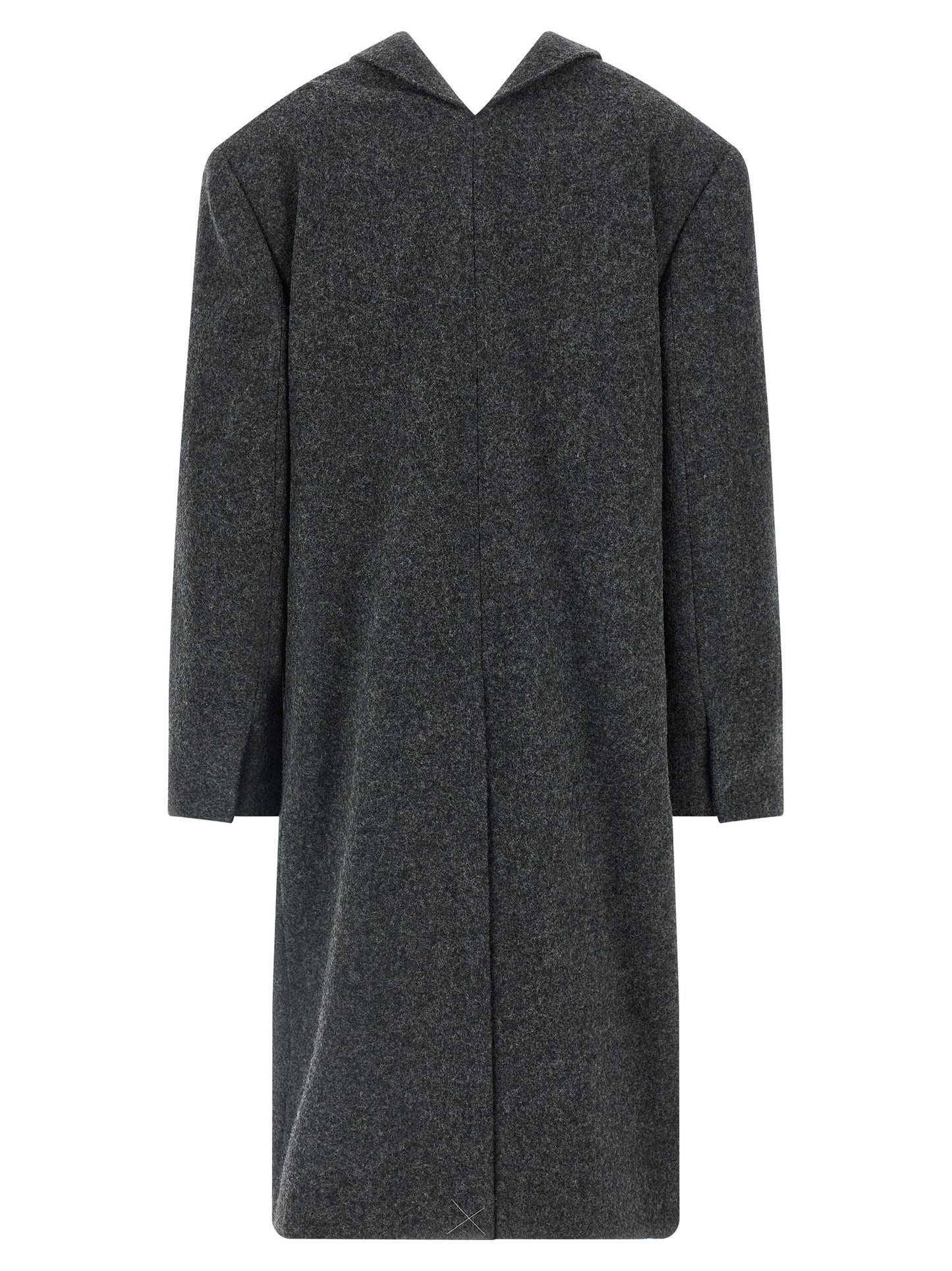 Prada Gray Virgin Wool Coat