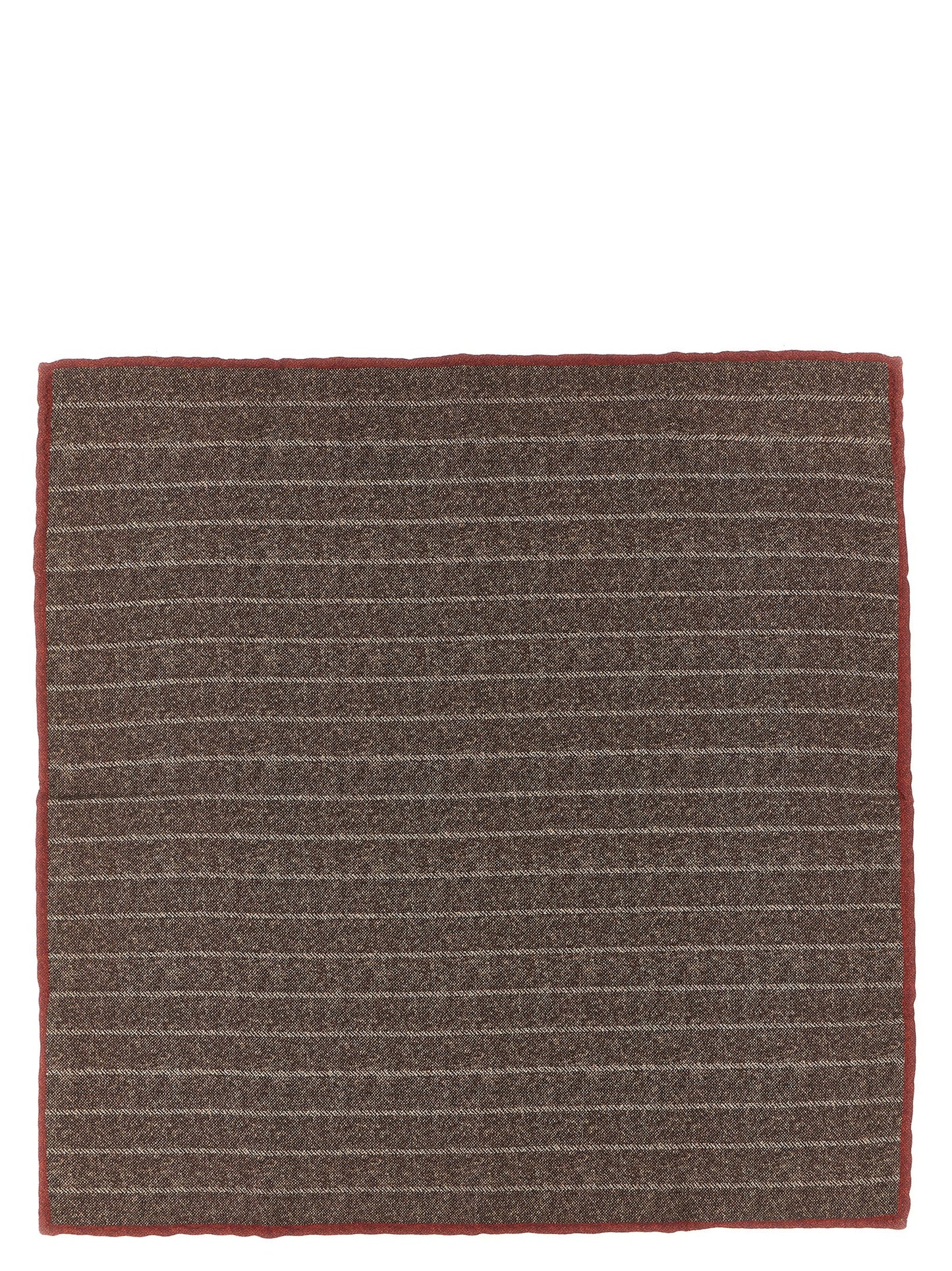 Brunello Cucinelli Brown Silk Scarf