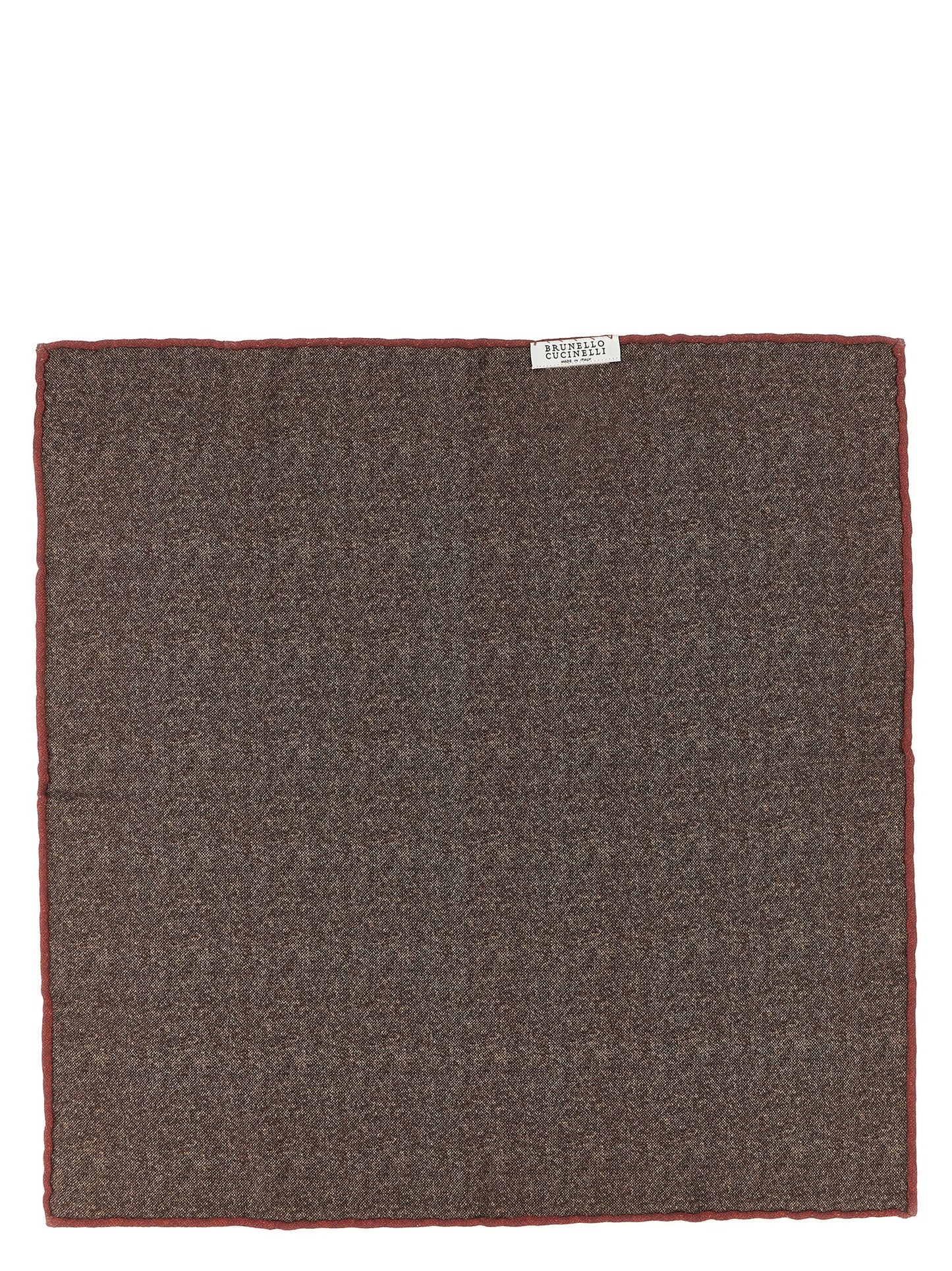 Brunello Cucinelli Brown Silk Scarf